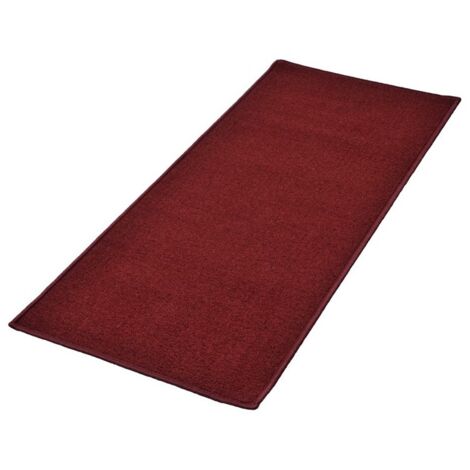 5Five Simply Smart – Tapis de cuisine antidérapant rouge 120 x 50 cm – Tapis à poils courts en polypropylène – Lavable en machine à 30°C