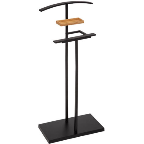 Five Simply Smart – Valet de chambre en bambou et métal 114cm – Structure élégante et naturelle – Pour rangement vêtements organisé
