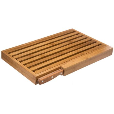 5five - tabla para cortar pan 44x27cm bambú