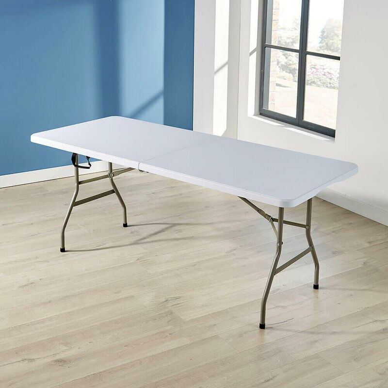 Home Source Folding Trestle Table 5ft