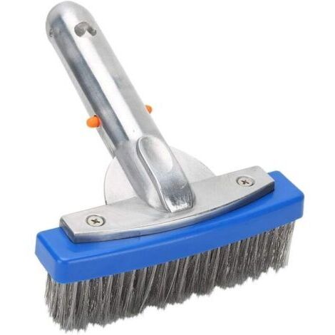 5in Acier Inoxydable Fil Piscine algues Nettoyage Brosse Balai Plancher Mur brosses tête