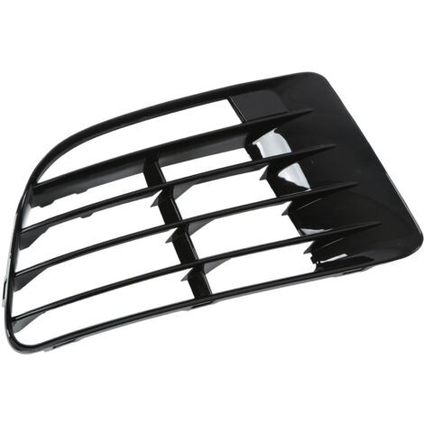 5K0853666E, Ersatz-Frontstoßstangen-Nebelscheinwerfergitter, glänzend schwarz, robuster Schutz für MK6 R 2009-2013 für PKW.