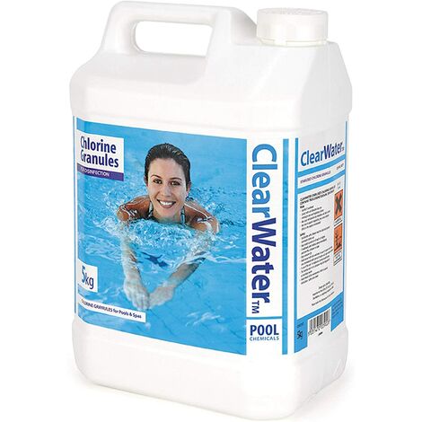5kg Clearwater CH0004 Chlorine Granules for Hot Tub Spa & Swimming Pool
