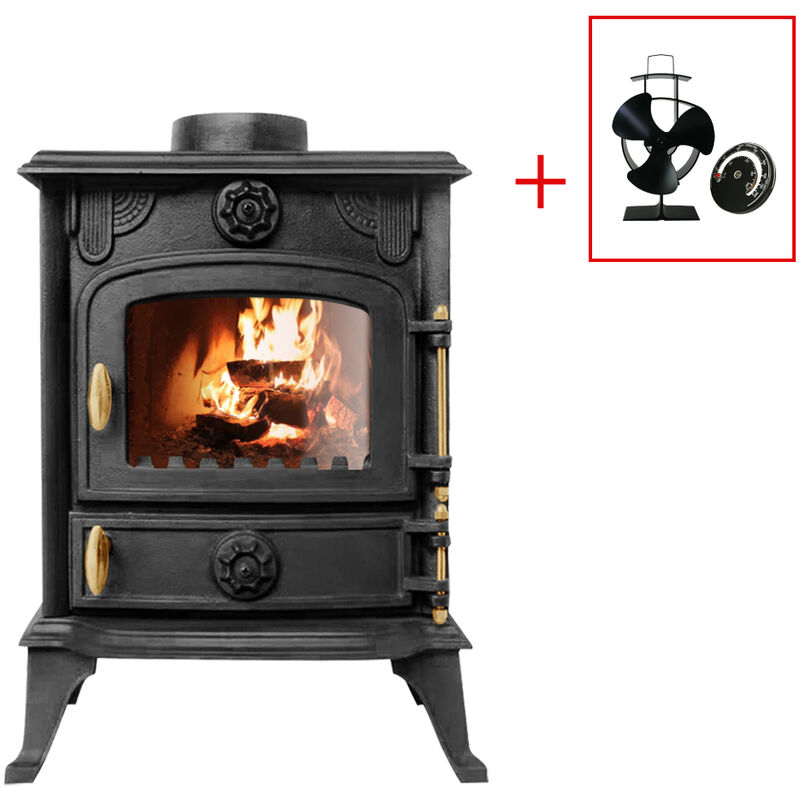 Image of 5KW Multifuel Stove Cast Iron Woodburner&hellip;
