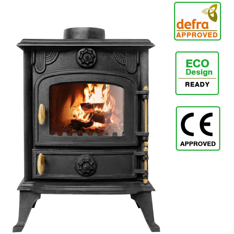 Image of 5KW Multifuel Stove Log Burner Fireplace&hellip;