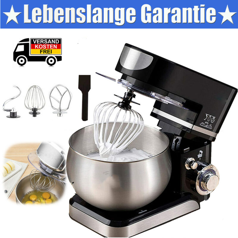 5L 1000Watt robot culinaire pétrisseur machine à pâte mélangeur mélangeur 6 vitesses avec bol mélangeur