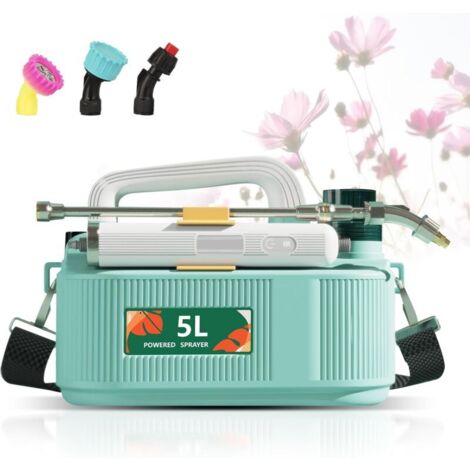 5L 3.7V Electric Sprayer, Green, for Agriculture/Garden