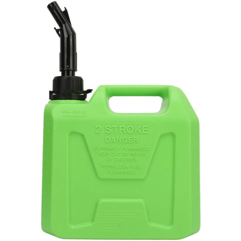 5L Fuel Oil Tank Large Capacity Portable Automatic Closure Petrol Gasoline Storage Cans for RV Camper Car SUV Green