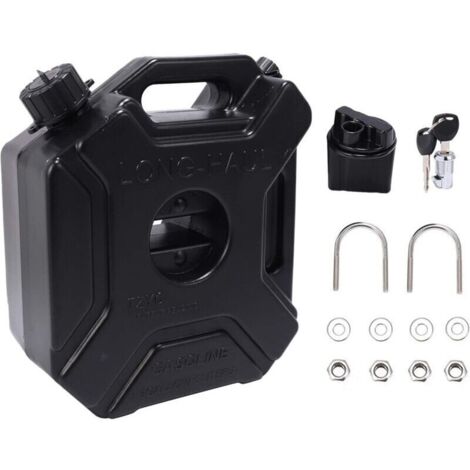5L noir Jerrican Essence Peut pour Moto ATV UTV