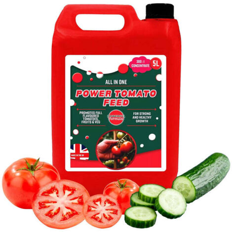 5L Tomato Feed Concentrated Healthy Plant Feed Nutrient Packed For Tomatoes, Peppers, Cucumbers
