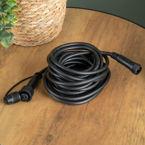 5m Black Connectable Max Extension Cable for Christmas Lights