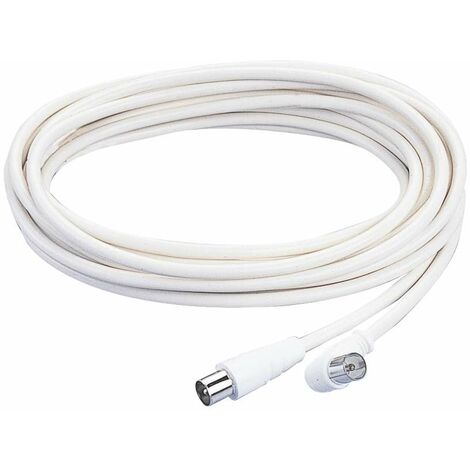 5M CAVO COLLEGAMENTO ANTENNA TV BIANCO