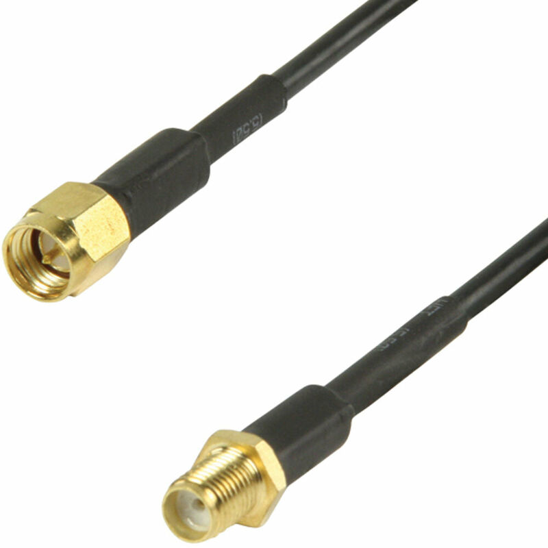 5M sma Male to Female Coaxial Extension Cable WiFi Router Antenna Aerial 50OHM
