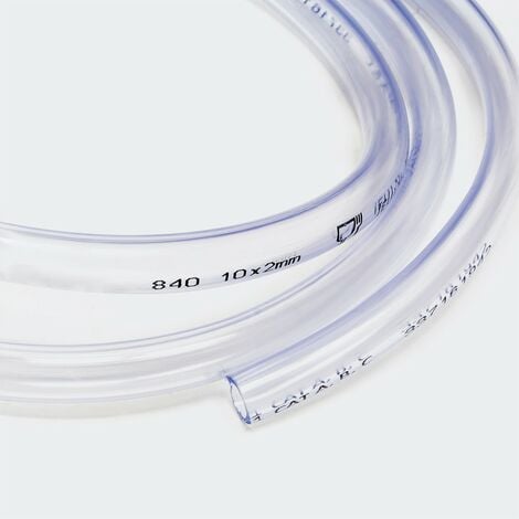 Tuyau en PVC 19 x 2 mm pour Aquariums Tuyau transparent Flexible