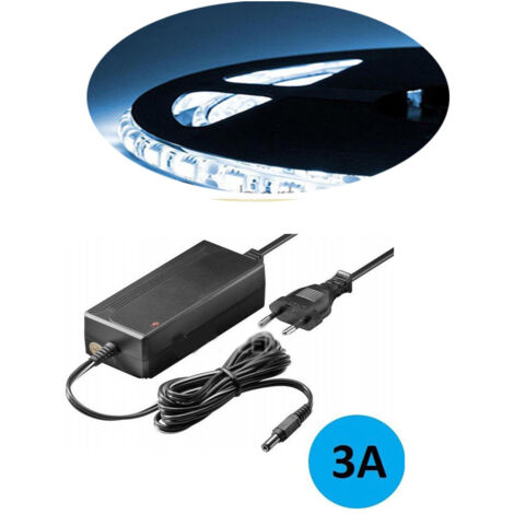 5MFLEXIBLES5050LED-STREIFEN-SETMIT3A-STROMVERSORGUNG,KALTWEIẞ,IP65