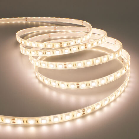 5MFLEXIBLESSMD5050LED-LICHTBAND,NATÜRLICHESWEIẞESLICHT,IP65