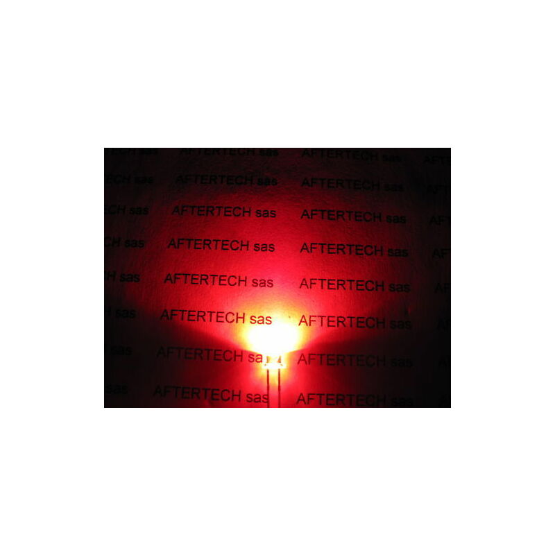 Image of 5mm 100pz led rossi ultraluminosi flat head 5000mcd + resistenze A2C17.A2C48
