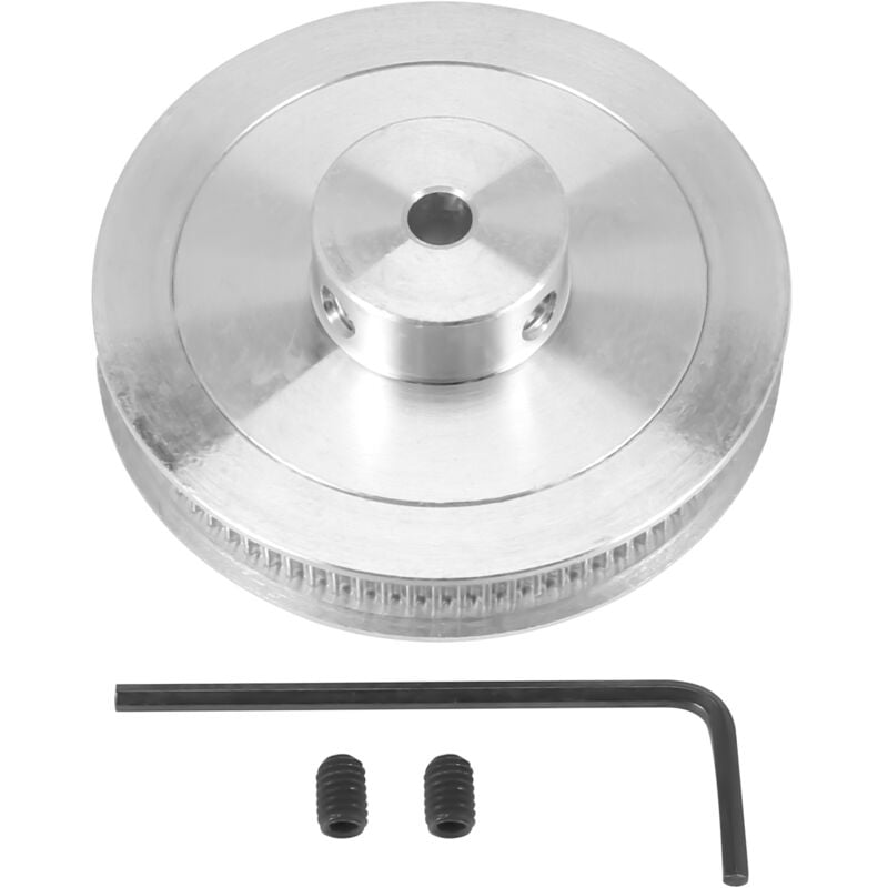 Image of 5mm Bohrung 80T Riemenscheibe Synchronrad 2GT Zahnriemen 80 Zähne für 2,4 3D-Drucker 6mm Breite