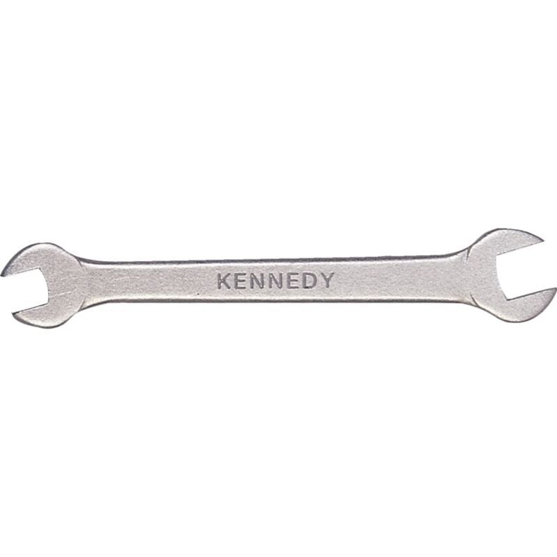 Metric Open Ended Spanner, Double End, Chrome Vanadium Steel, 5.5mm x 6. - Kennedy