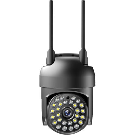 5MP 5G WiFi IP Camera Wireless Outdoor PTZ Camera AI Tracking Security Camera 1080P CCTV Surveillance Two-Way Audio Mini Camera (1080P Add 64G Card)
