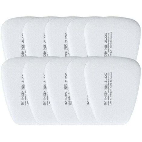 5N11CN filtre coton KN95 masque anti-poussière filtre de remplacement filtre en coton particules filtre trapézoïdal général 10 pièces