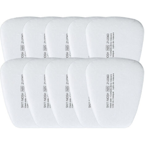 5N11CN filtre coton KN95 masque anti-poussière filtre de remplacement filtre en coton particules filtre trapézoïdal général 10 pièces