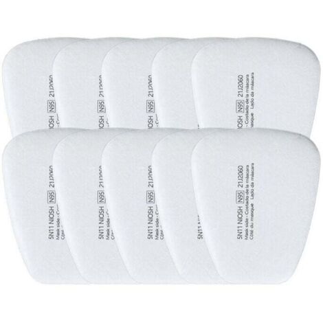 5N11CN KN95 Baumwollfilter-Staubmasken-Ersatzfilter, Baumwollpartikelfilter, allgemeiner Trapezfilter, 10 Stück