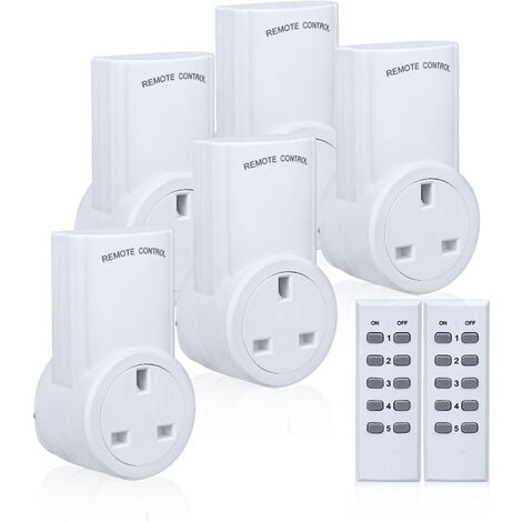 Wireless Remote Control Sockets with 30m Operating Range