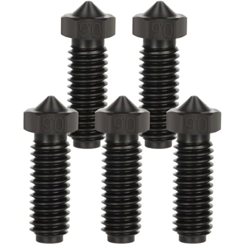 Image of 5pc 3D Drucker Extruder Hotend Düse Kits 0,6mm für 2/ 2 Neo/ Pro/ Plus/ Max