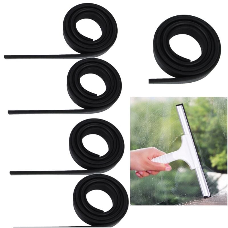 Csparkv - 5pcs 1.05m Caoutchouc de rechange pour raclette vitre