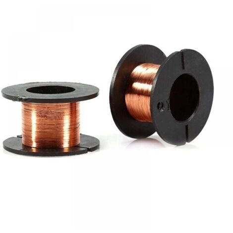 5pcs 10m Fil de Cuivre Fil de Bobinage Fil de Réparation Émaillé Bobine de Cuivre Magnétique Fils de Cuivre Emaillé Magnétique à Souder Soudure Longueur