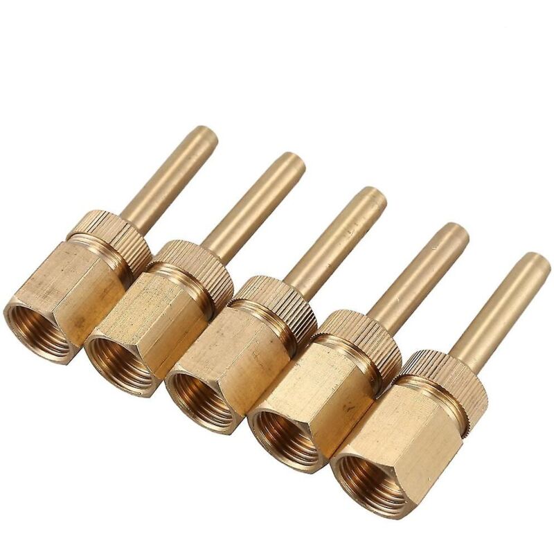 Lot de 5 buses de fontaine en laiton 1/2 pouce Dn15, contrôle de vanne réglable, jet droit, buses de fontaine Lan