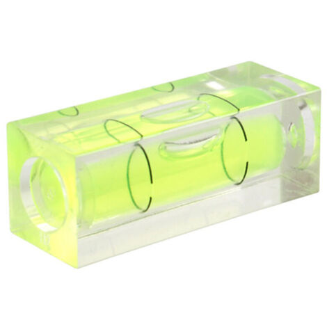 5Pcs 15 × 15 × 40 mm Niveau à bulle, Carré Mini Niveau à Bulle Petit Niveau, Niveau à Bulle de Précision avec Bulle d'air