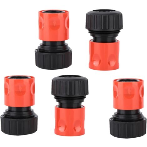 5Pcs 3/4" Quick Connection Hose Connector Water Pipe Adapter for Home Garden Use