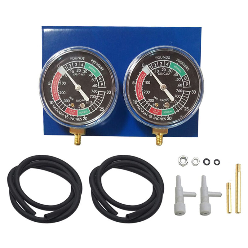 Kit de jauges de synchronisation de carburateur à vide universel pour moto, kit de jauge de test de carburateur à vide pour cylindre 2/4