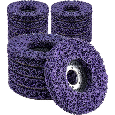 5pcs Abrasive Disc Poly Strip Wheel Abrasive Disc Paint Rust Removal Clean Tool Angle Grinder Discs 115mm