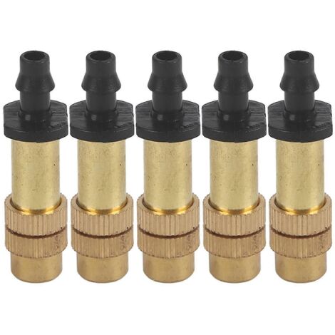 5pcs Adjustable Brass Garden Spray Nozzle for Wateringatto Irrigation System