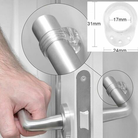 5pcs Amazon silicone poignée de porte silencieuse anticollision Butée de Porte pour Poignées Petit Butoir Porte en