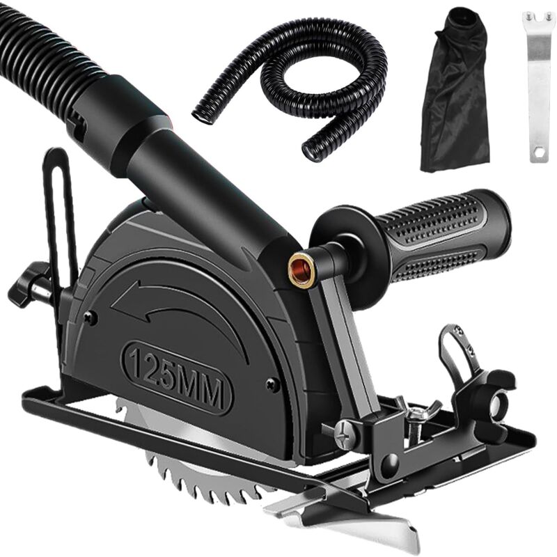 Ibuyke - 5pcs Angle Grinder Bracket Kit, Adjustable Angle 0-45° Angle Grinder Base, Cutting Depth 040mm Stand Grinder Tool Accessories, for Angle