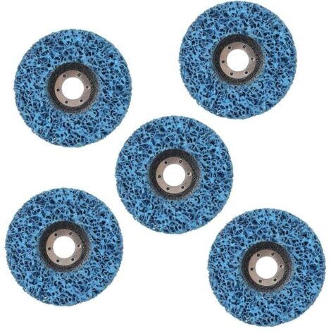 5pcs bande de disque abrasif poly bande décapant peinture antirouille polissage de nettoyage pour l'enlèvement de la peinture ou de la rouille des panneaux de voiture Surfaces en bois ou(