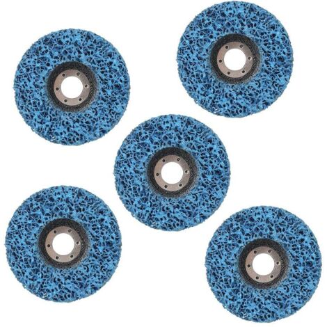 5pcs bande de disque abrasif poly bande décapant peinture antirouille polissage de nettoyage pour l'enlèvement de la peinture ou de la rouille des panneaux de voiture Surfaces en bois ou(1001422)