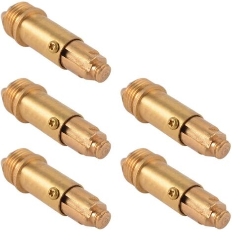 5pcs Basin Pop-up Spring Bolt Brass, Replacement for Most Sinks/Bathtubs/Van/Drain Plugs