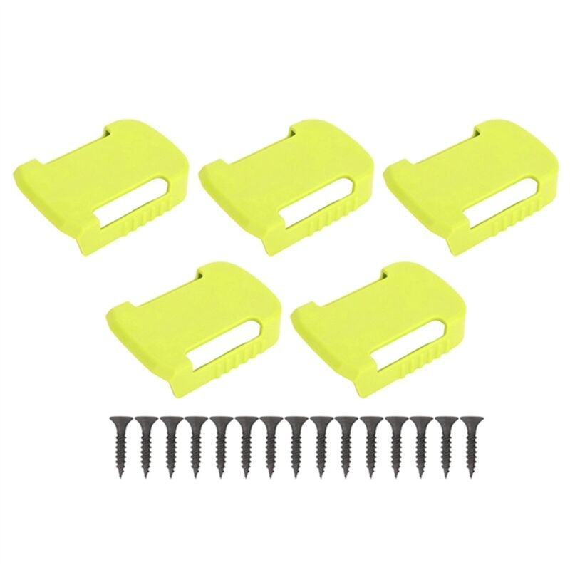 Image of 5Pcs Batterie Lagerung Rack Fall für 5pin 20V Pylone Schnalle Halter Wand Halterung Dock C