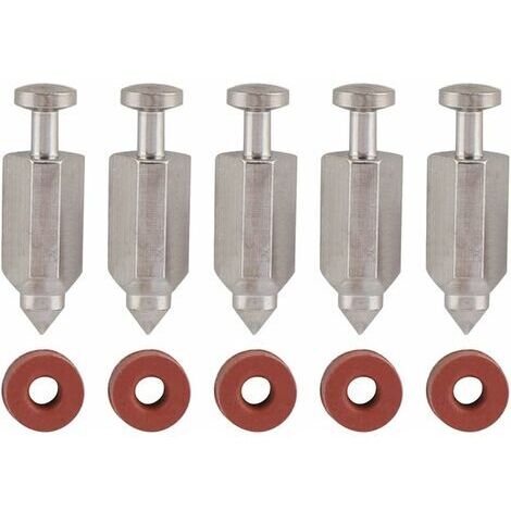 5pcs carb carburateur Aiguille siège Joint réparation kit de Remplacement pour Briggs & Stratton 398188