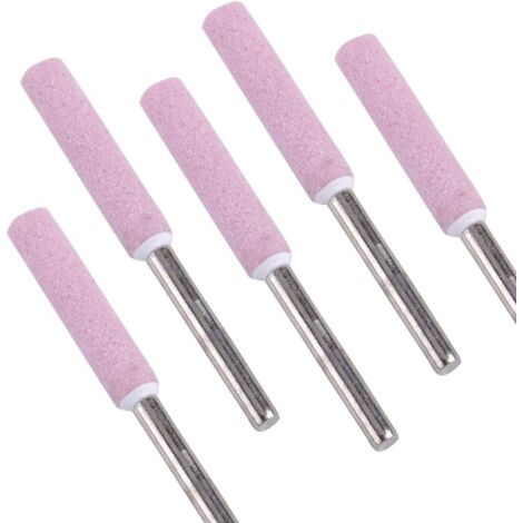 5pcs Chainsaw Sharpener Grinding Stone File 4.8mm 3/16 Chainsaw Sharpener