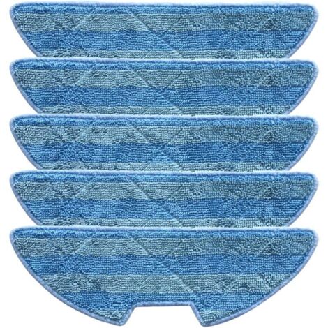 5PCS Chiffon de vadrouille Compatible avec EZIclean One Aspirateur Robot Laveur Aqua Robot Aspirateur Microfibre Vadrouille Chiffon Remplacement