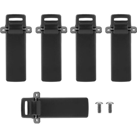 5PCS Clip Ceinture Radio Bidirectionnelle pour Talkie-Walkie Baofeng UV-5R