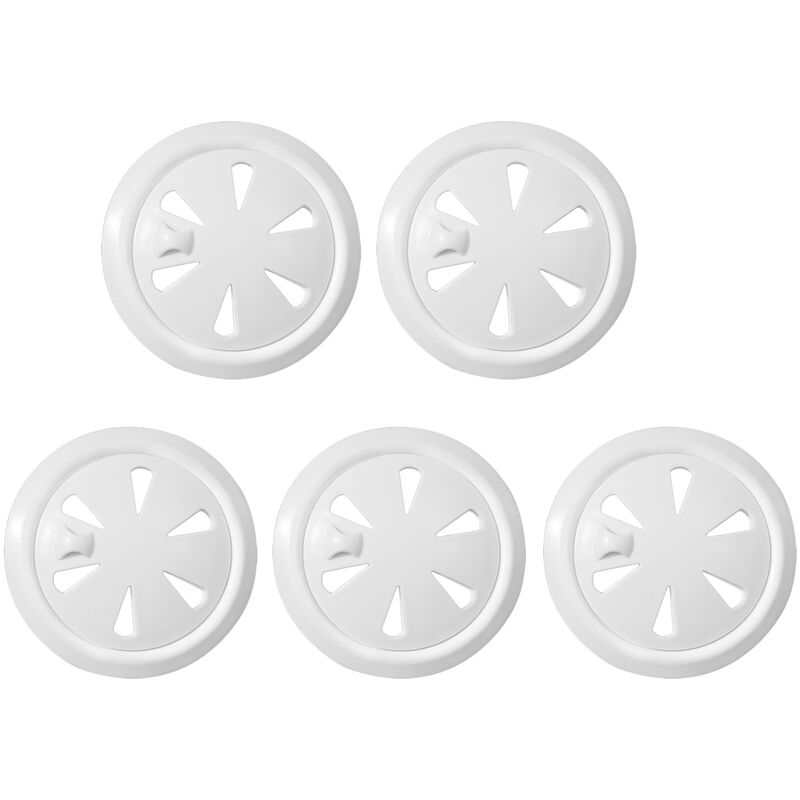 

Happyshopping - 5PCS Cubierta de filtro de drenaje giratorio Impermeable Anti-obstruccion Tapon de drenaje Tapon de bano Tapon de drenaje Tapon de