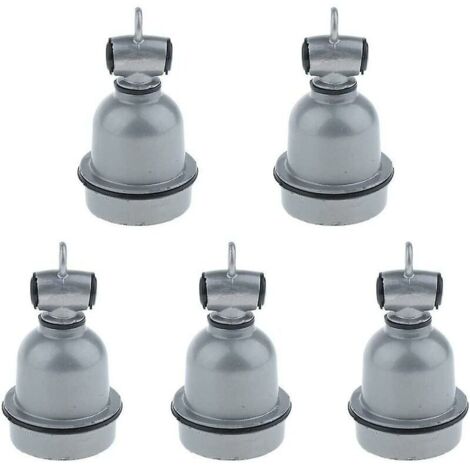 5pcs E27 Ampoule LED Base Support de Lampe Étanche Adaptateur de Douille pour Cochon