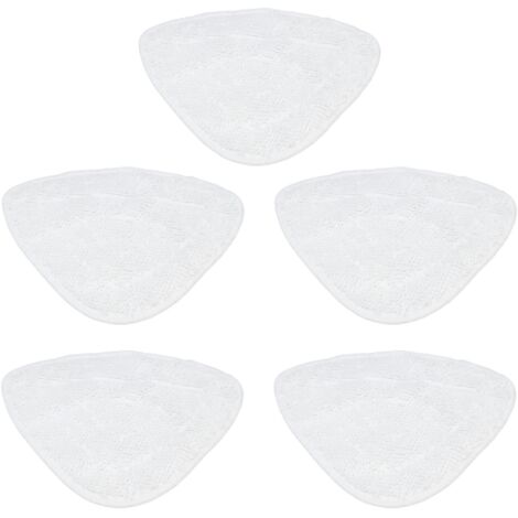5PCS Fiber Mop Pads Steam Cleaning Pad Cloth Accessory Fits for Vileda Steam Mop Cleaner